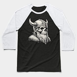 Viking Skull Baseball T-Shirt